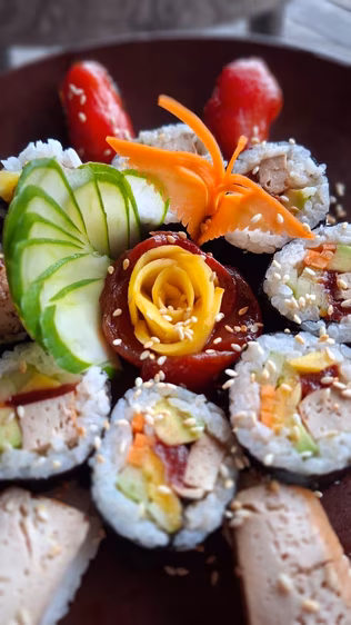 Vegan sushi